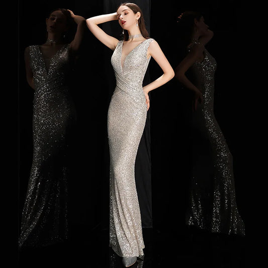 Sequin Evening Dress